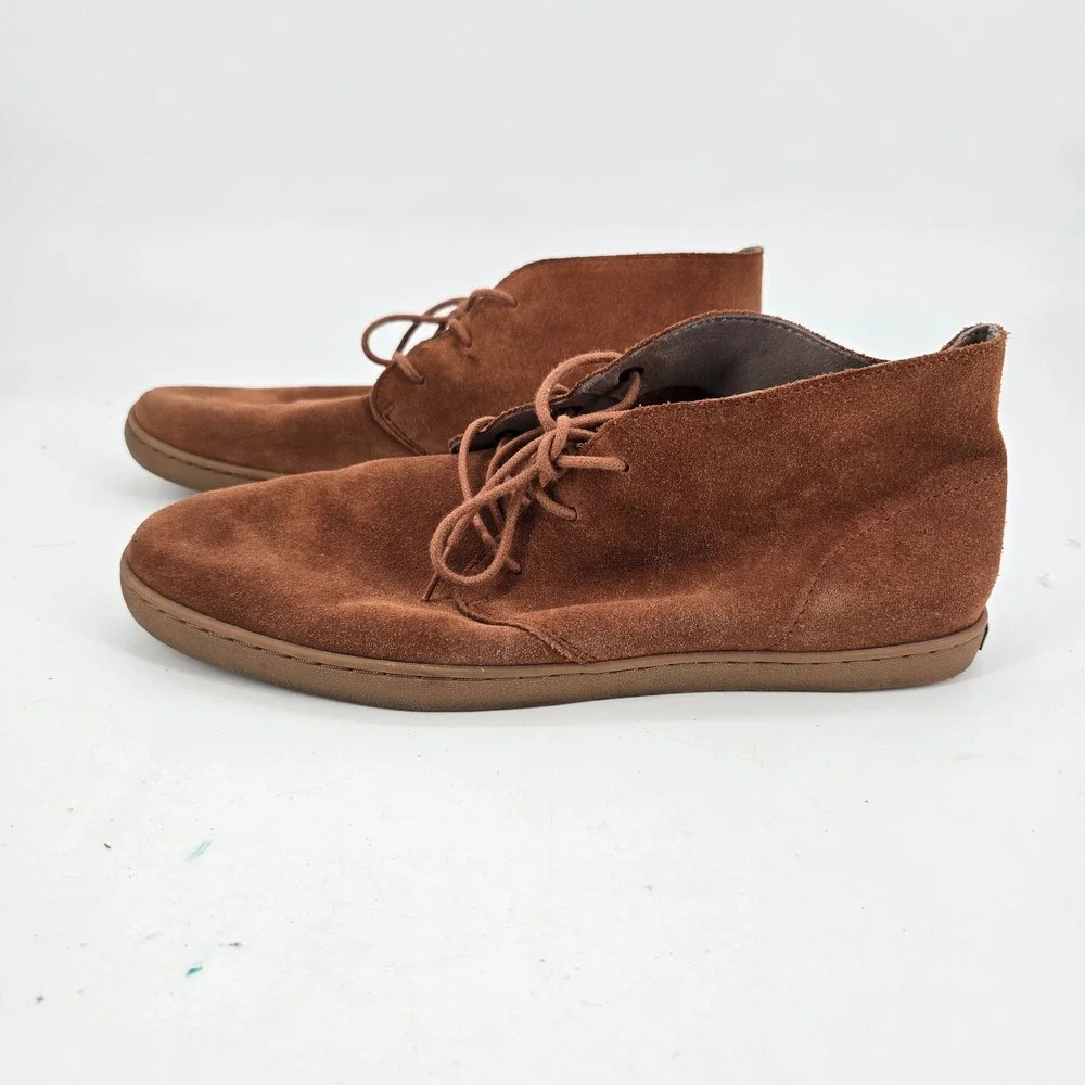 Cole Haan Chukka Boots Mens 11 Boots Brown Suede Lace Up C20873